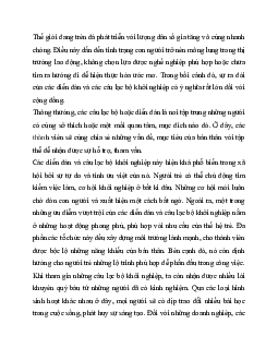 Nghị luận xã hội: Ý nghĩa của các diễn đàn, câu lạc bộ khởi nghiệp | Văn mẫu 11 Kết nối tri thức