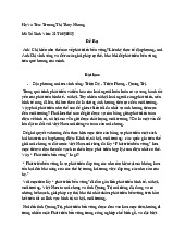 Nghiên cứu đề tài phát triển bền vững ở địa phương | Môn quản trị kinh doanh quốc tế