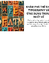 Khám Phá Thế Giới Typography: Ứng Dụng Trong Thiết Kế Đồ Họa | Đại học Mỹ thuật Thành phố Hồ Chí Minh
