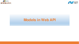 Bài giảng Chapter 02: Models in Web API môn Lập trình | Trường Đại học FPT Hà Nội