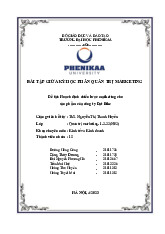 Hoạch định chiến lược marketing cho sản phẩm của công ty Dat Bike | Bài tập giữa kì học phần Quản trị Marketing | Trường Đại học Phenikaa