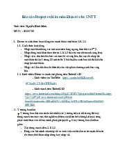 Báo cáo Project cuối kì Khóa mật khẩu 2-0-2-3 môn Điện tử cho CNTT | Trường Đại học Bách Khoa Hà Nội