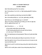 Phần 3: Câu hỏi và bài tập lý thuyết | Môn kinh tế vĩ mô