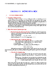 Đề cương môn Hóa đại cương- Trường Đại học bách khoa - Đại học đà nẵng.