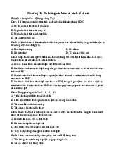 Bài tập trắc nghiệm Chương II: Đo lường các biến số kinh tế vĩ mô | Kinh tế vĩ mô | Đại học Ngoại thương