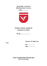 Bài Tiểu Luận Cuối Kỳ Môn Thương Mại Điện Tử [02] | Đại học Văn Lang