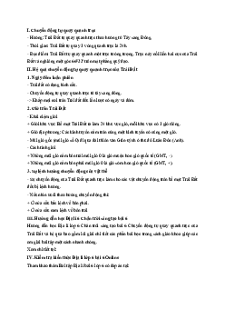 Trắc nghiệm địa lý lớp 6 bài 6 Online| Chân trời sáng tạo