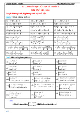 Đề cương giữa học kì 1 Toán 9 năm 2025 – 2026 trường THCS Phước Nguyên – TP HCM
