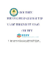 Phương pháp giải bài tập và đề thi môn Kinh tế vi mô 1 | Học viện Tài chính