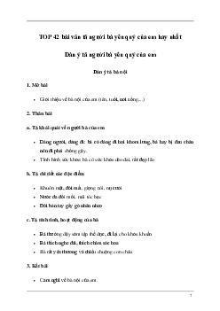 Tả người bà yêu quý của em | Tập làm văn lớp 5