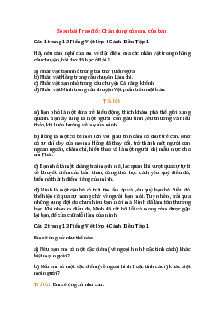 Trao đổi: Chân dung của em, của bạn lớp 4 trang 13 Cánh Diều