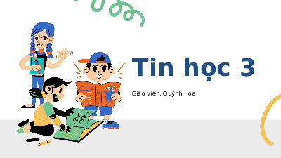 Giáo án điện tử Tin học 3 Bài 4 Kết nối tri thức: Bàn phím máy tính