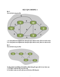 Bài tập Chương 4 - Tổ chức và Cấu trúc Máy tính II | Trường Đại học CNTT Thành Phố Hồ Chí Minh