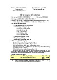 Đề cương chi tiết môn học 1. Tên môn học: Nguyên lý - chi tiết máy | Trường đại học sư phạm kỹ thuật TP. Hồ Chí Minh