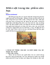 Nhân vật trong tác phẩm văn học: Phân tích và phân loại chính