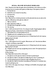 Câu hỏi trắc nghiệm Chương 1 và 3 môn Chủ nghĩa xã hội khoa học | Học viện Ngân hàng