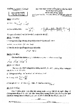 Đề thi HSG Toán 9 cấp huyện năm 2021 – 2022 phòng GD&ĐT Tân Kỳ – Nghệ An