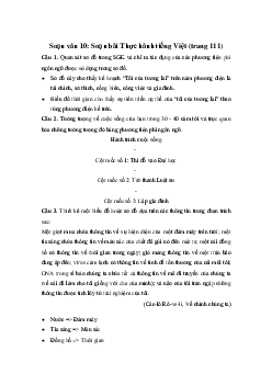 Soạn bài Thực hành tiếng Việt trang 111 - Kết nối tri thức Ngữ văn lớp 10