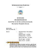 Phân tích tinh thần marketing của đoạn phim | Bài tập lớn môn Tư tưởng Hồ Chí Minh