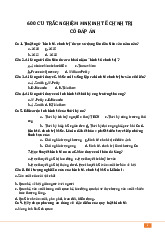 TOP 600 Câu Trắc Nghiệm Kinh Tế Chính Trị Có Đáp Án môn Kinh tế chính trị | Trường đại học Mở Hà Nội