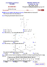 Đề kiểm tra cuối học kỳ 1 Toán 12 năm 2024 – 2025 sở GD&ĐT Bắc Ninh