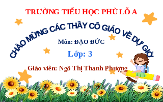 Giáo án điện tử Đạo đức 3 Bài 7 Kết nối tri thức: Khám phá bản thân