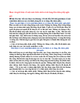 Văn mẫu lớp 6 Chân trời sáng tạo bài Đoạn văn giới thiệu về một cảnh thiên nhiên có sử dụng dấu chấm phẩy ngắn gọn