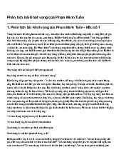 Phân tích bài Khát vọng của Phạm Minh Tuấn | Ngữ văn 9