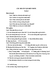 Câu Hỏi Ôn Tập Kiến Thức - Chương 2 Hệ Thống Hệ điều hành | Đại học Kinh tế kỹ thuật công nghiệp