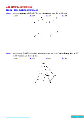 Câu hỏi kiểm tra  - Bài 1: hai đường thẳng vuông góc môn Toán 11
