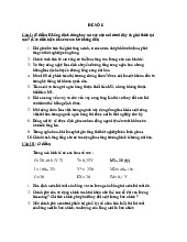 Top 110 câu trắc nghiệm - Môn Thị trường và các định chế tài chính - Đại Học Kinh Tế - Đại học Đà Nẵng