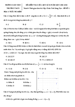 10 đề kiểm tra giữa học kì 2 Toán 8 KNTTVCS năm 2023 – 2024