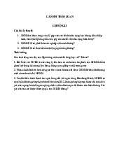 Đề cương môn Luật ngân hàng - Trường Đại học lao động -  xã hội