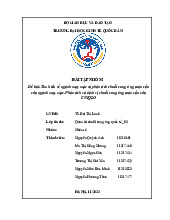 Bài tập nhóm: Phân tích và định vị chuỗi cung ứng toàn cầu của UNIQLO môn Quản trị chuỗi cung ứng quốc tế | Đại học Kinh tế Quốc Dân