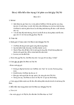 Văn mẫu lớp 11: Phân tích diễn biến tâm trạng nhân vật Chí Phèo sau khi gặp Thị Nở | Kết nối tri thức