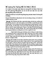 Đề cương Môn Tư tưởng Hồ Chí Minh | Đại học Bách Khoa Hà Nội