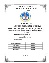 Thực Tiễn Thị Trường Carbon Toàn Cầu Và Thực Tiễn Vận Hành Ở Việt Nam | Môn Kinh tế học biến đổi khí hậu - Đại học Kinh Tế Quốc Dân