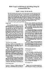 Hành vi nguy cơ khi tham gia giao thông đường bộ của thanh thiếu niên  |Đại học Nội Vụ Hà Nội