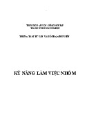 Giáo trình môn kỹ năng làm việc nhóm | Kỹ năng làm việc nhóm | Đại học công nghiệp HCM