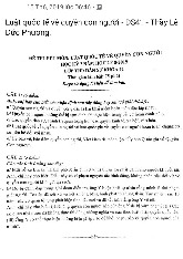 Đề thi cuối HKII học phần Luật quốc tế về quyền con người năm 2024 - 2025 | Đại học Luật Thành phố Hồ Chí Minh