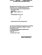 Hướng Dẫn Giải Bài Tập Kinh Tế Vi Mô - CKT203