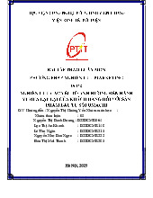 Bài tập thảo luận Nghiên cứu hành vi mua Lẩu tự sôi Omachi môn Phương pháp nghiên cứu Marketing | Học viện Công Nghệ Bưu Chính Viễn Thông