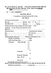 Mẫu giấy xác nhận thông tin sinh viên | Trường Đại học Mỹ thuật Thành phố Hồ Chí Minh