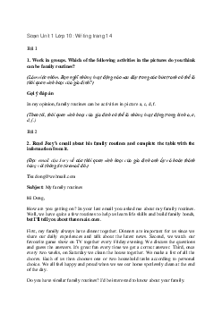 Tiếng Anh 10 Unit 1: Writing - Kết Nối Tri Thức