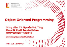 Bài giảng môn Phân tích thiết kế hướng đối tượng | Trường Đại học Bách Khoa Hà Nội