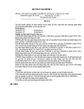 Đề thi tốt nghiệp môn Kế toán tài chính 2 | Đại học Đồng Tháp