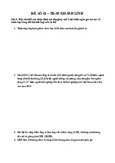 Đề số 01 - Môn Kinh tế vĩ mô - Đại Học Kinh Tế - Đại học Đà Nẵng