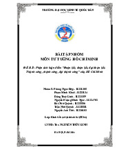 Phân tích luận điểm "Đoàn kết, đoàn kết, đại đoàn kết.Thành công, thành công, đại thành công" của Hồ Chí Minh | Môn Tư tưởng Hồ Chí Minh - Đại học Kinh Tế Quốc Dân