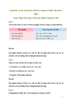 Soạn bài Luyện từ và câu: Luyện tập viết tên cơ quan, tổ chức | Kết nối tri thức