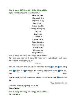 Giải SGK môn Tiếng việt 2 - Bài 22: Nghe - viết: Mùa lúa chín(5) | Cánh Diều